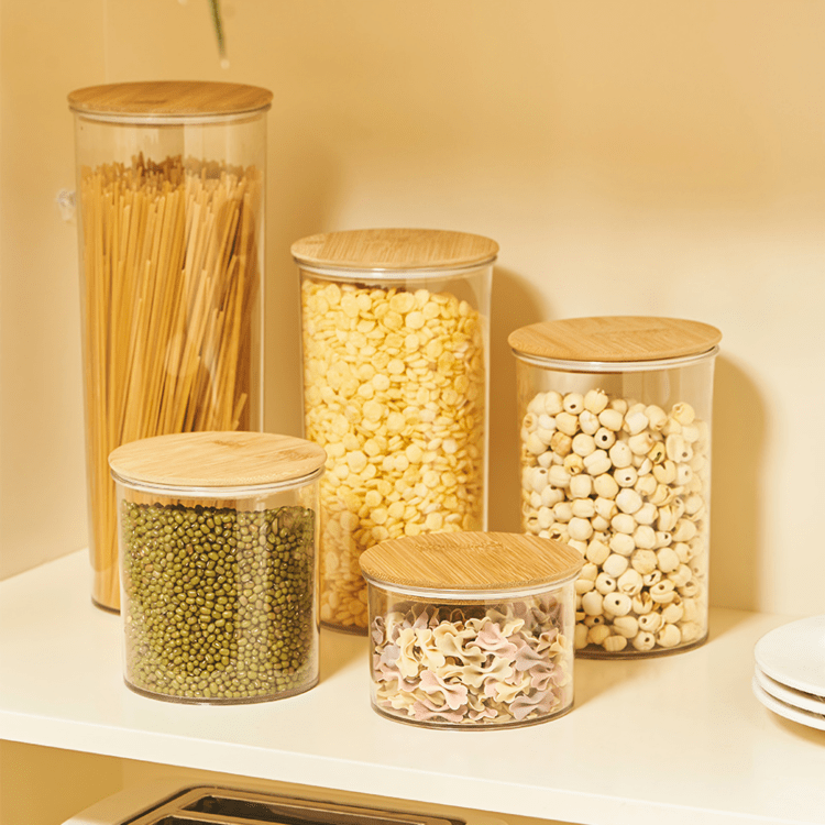 Buy Airtight Food Storage Jar with Bamboo Lid Online