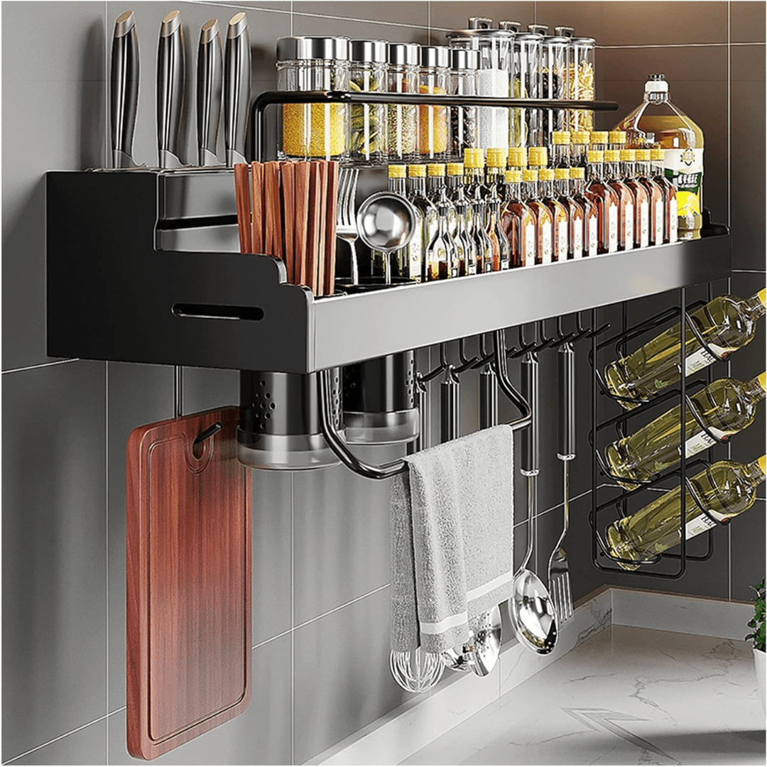 Buy Wall-Mounted Kitchen Storage Organizer Online at Best Price
