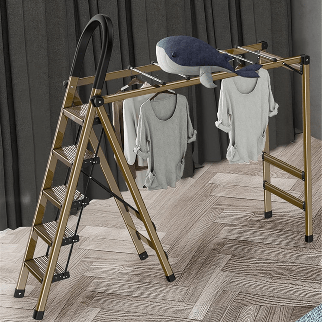 Buy Foldable Step Ladder with Drying Rack Online at Best Price