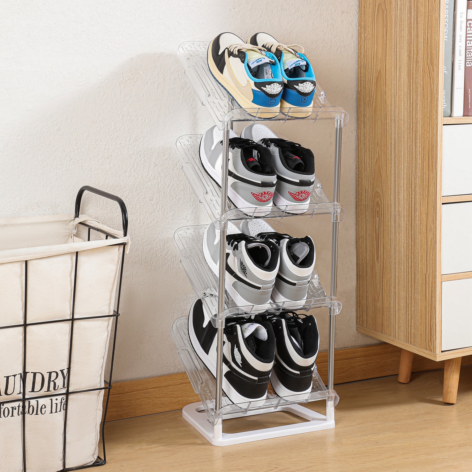 Adjustable Shoe Organizer Shoe Slot Shoe Stackers For A Pair Of