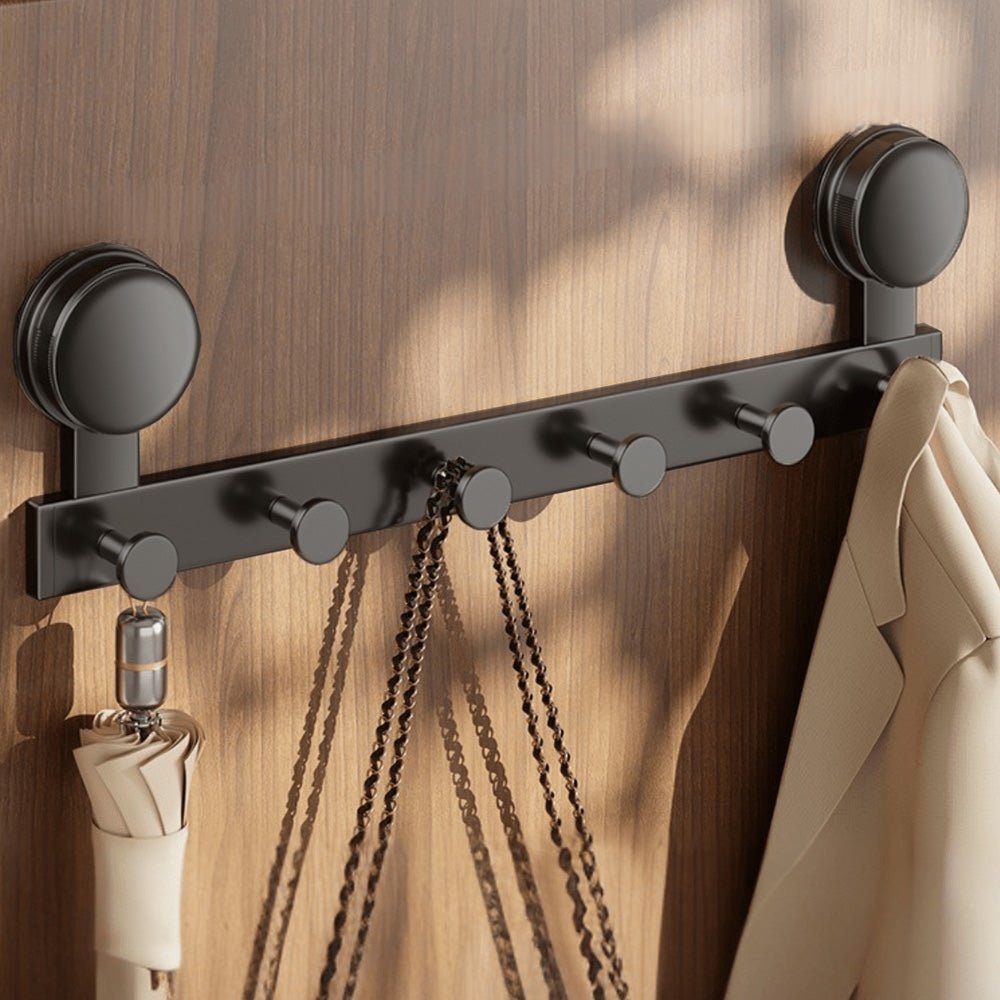 Buy Multi-Purpose Wall-Mounted Suction Cup Hook Rack Online