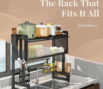 How Kitchen Organizer Racks Can Clear the Clutter & Your Worries