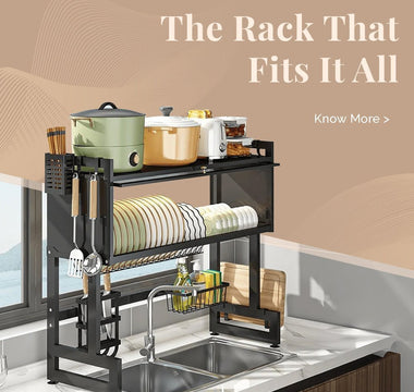 How Kitchen Organizer Racks Can Clear the Clutter & Your Worries