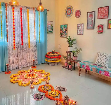 Creative Diwali Decoration Ideas for Living Room