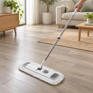 Flat Microfiber Mop with 360° Rotating Head