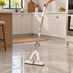 Space-Saving Foldable Floor Mop with PVA Cleaning Head