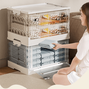 Multi-Access Foldable Storage Box