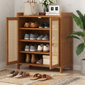 Breathable Multi-Layer Shoe Rack for Entryways