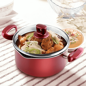 Multi-Purpose Casserole With Transparent Glass Lid