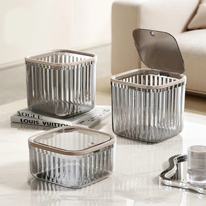 Multi-Purpose Compact Storage Box with Lid