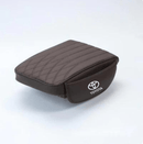 Car Logo Armrest Cushion With Side Pockets