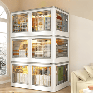 Space-Saver Stackable Storage Containers