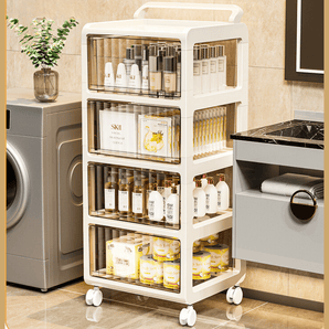 Slim Multi-Layer Rolling Storage Organizer