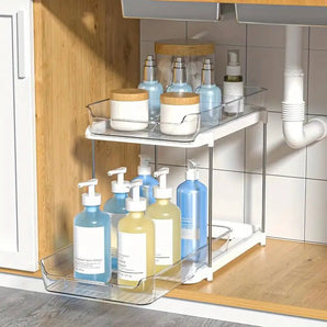 Multi-Purpose Double Height Storage Organizer