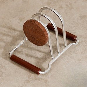 Stainless Steel Cutting Board & Lid Holder Rack
