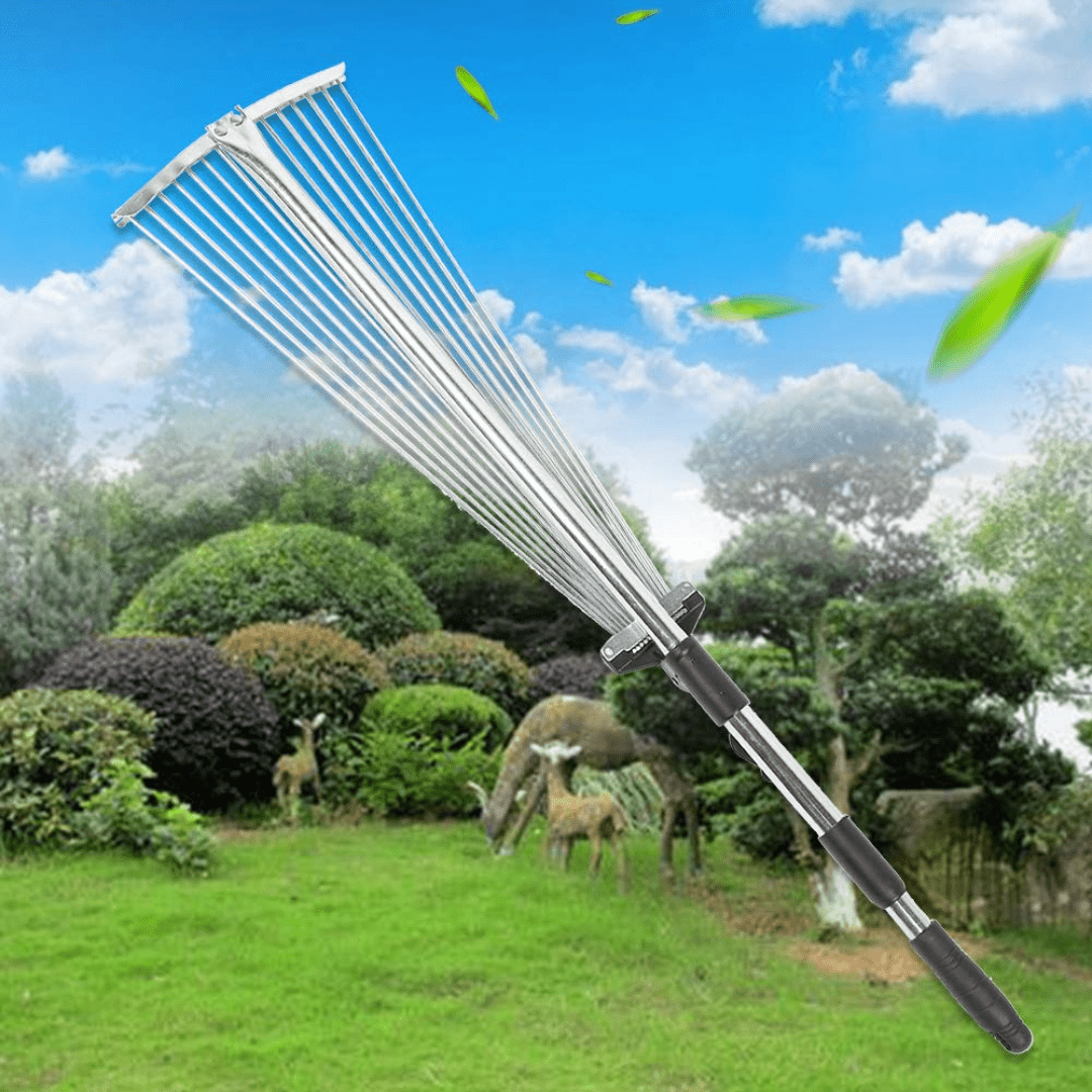 Belro Versatile Rake Versatile Telescopic Garden Rake – HOME ESSENTIALS