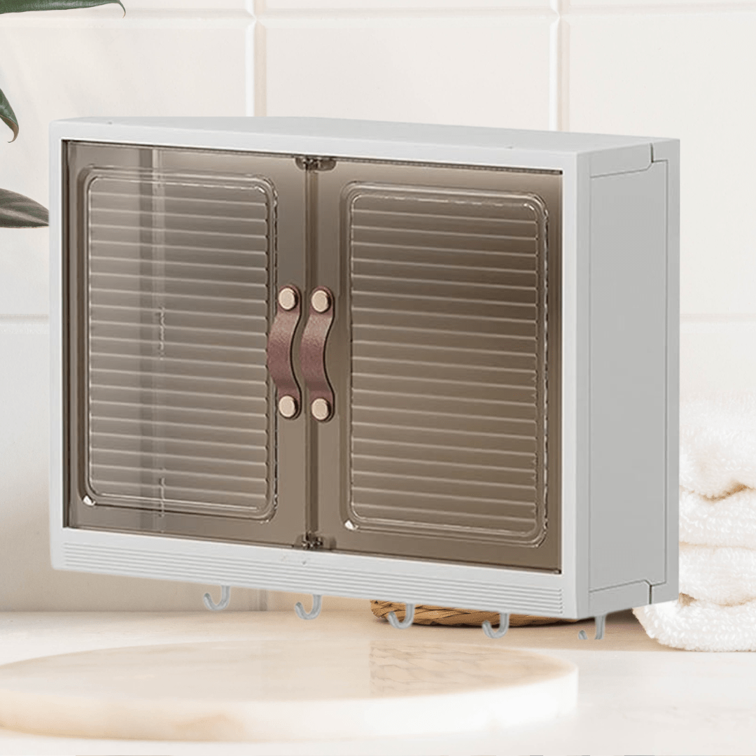 Bathroom Wall Hanging Shelf Storage Cabinet 45cm