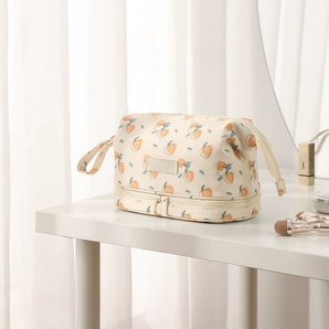 Water-Resistant Printed Cosmetic Travel Bag