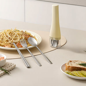 Portable Stainless Steel Spoon Chopsticks Fork Cutlery Set with Case