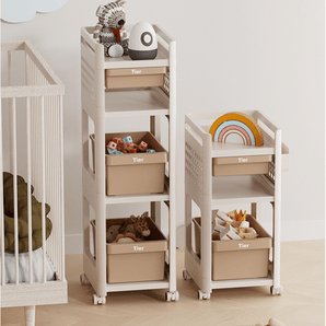 Four Layer Rolling Storage Rack