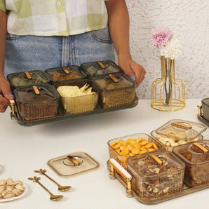 Luxury Serving Tray With Bowls