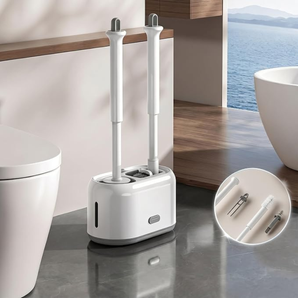 Multifunctional Wall-Mounted Toilet Brush Set