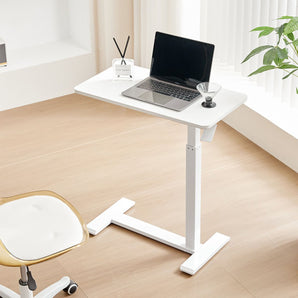 Adjustable Bedside Table with Wheels