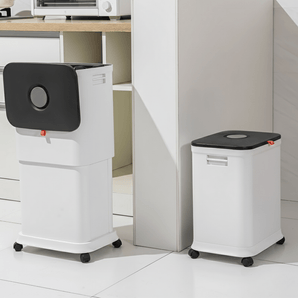 Adjustable Lifting Trash Can with Wheels and Sealed Lid(45L)