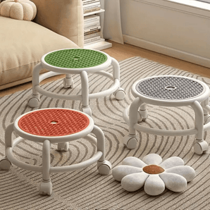 Multipurpose Comfortable Portable Swivel Rolling Stool