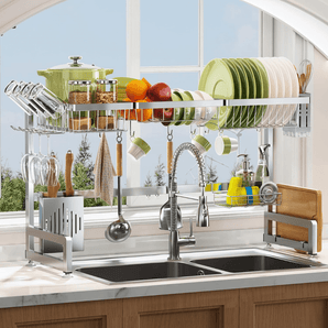 Elite Extend Stainless Steel Dish Rack