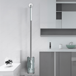 Large Flat Mop with 180° Rotating Stainless Steel Handle (127cm)