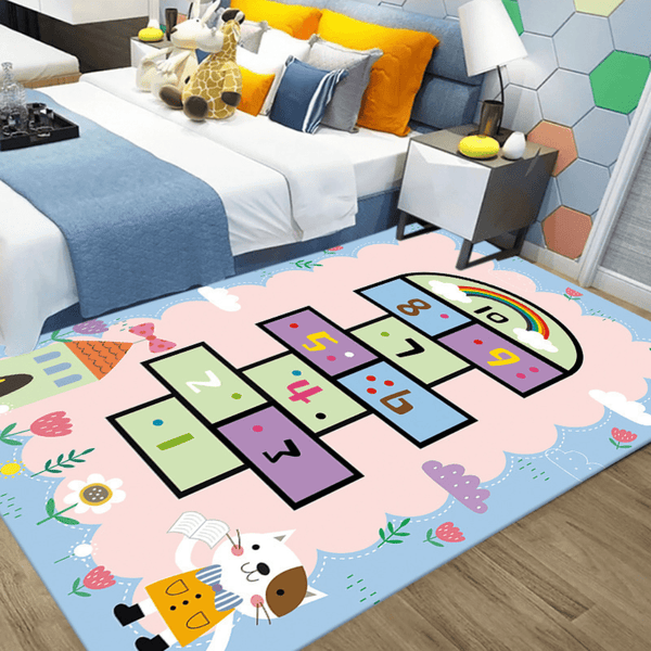 Kids Hopscotch Carpet Floor Mat