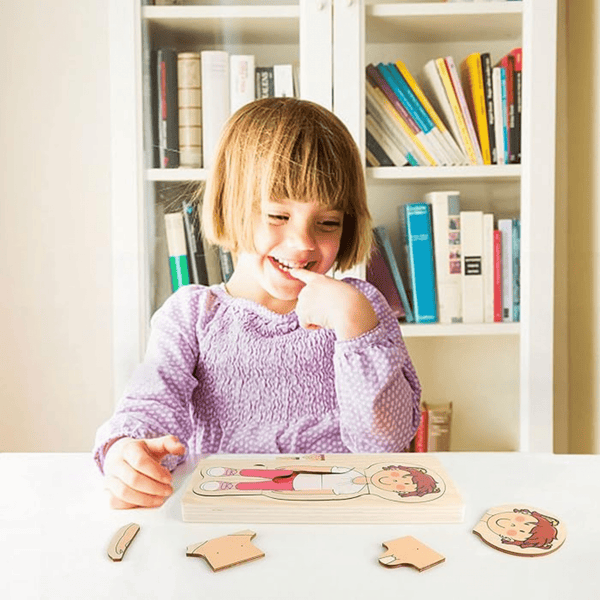 Educational Wooden Body Parts Puzzle