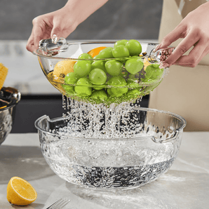 Double-Layered Crystal Drain Basket