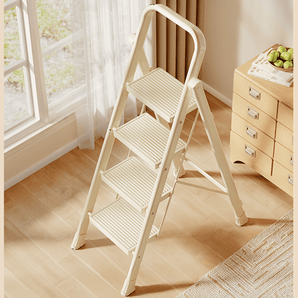 Multifunctional Steel Folding Ladder with Wide Non-Slip Pedals
