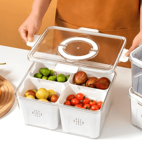 Airtight Storage Containers With 4 Compartments