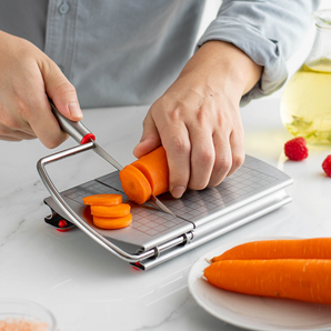 Compact Stainless Steel Kitchen Slicing Board