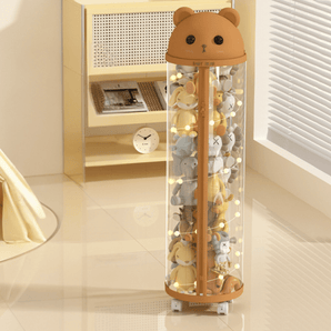 Multipurpose Transparent Plastic Storage Tube with Zipper(30cm)