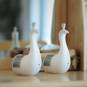 Peacock Beam Artistic Rechargeable Night Glow Lamp(1200mAh)