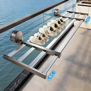 Multi-Purpose Telescopic Shoe & Clothes Drying Rack