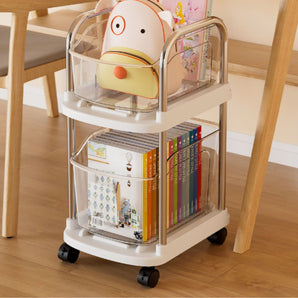 Multi-Layer Home Storage Cart with Wheels