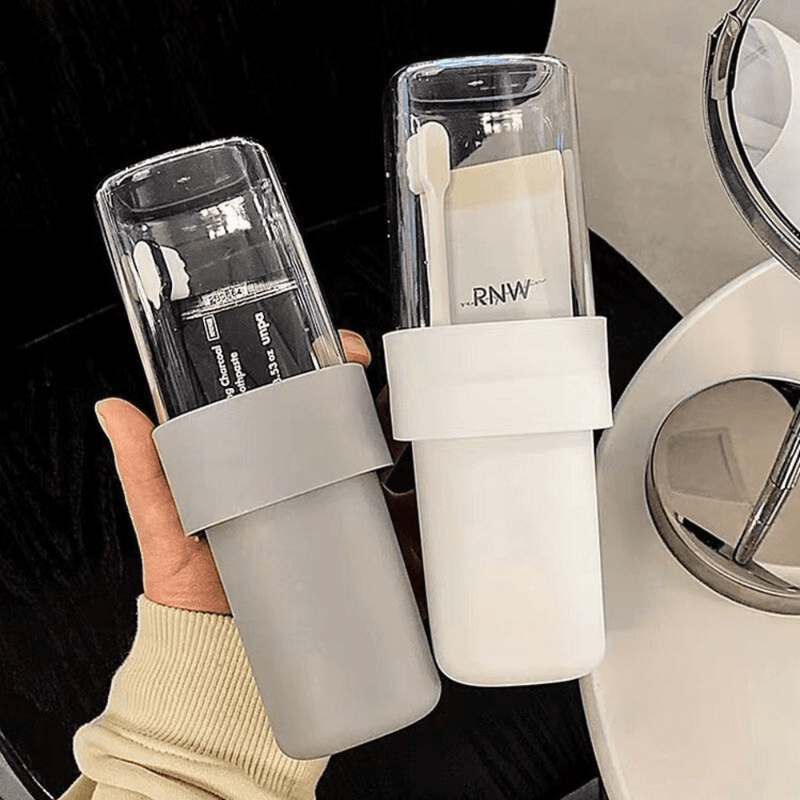 Travel Toothbrush Holder And Rinse Cup