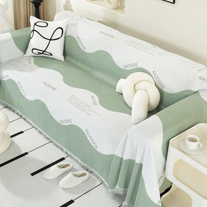 Elegance Chenille Sofa Cover : [EM-SC-15] (Green)