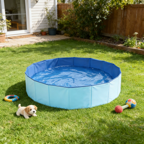 Foldable And Portable Swimming Pool With Splash Pad