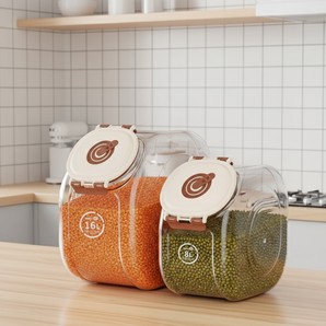 Moisture-Proof Airtight Container with Silicone Seal & Timer Dial