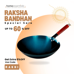 Heavy Duty Non-Stick Pan With Wood Handle {RAKSHA BANDHAN SALE 5% OFF} - USE CODE 🏷️ "RAKHI"