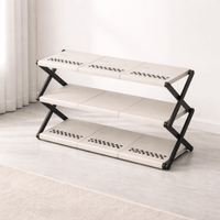 Compact Space Foldable Shoe Rack