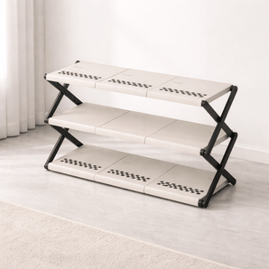 Compact Space Foldable Shoe Rack