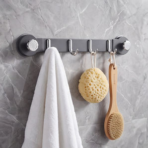 Multi-Purpose Suction Cup Hook Rack