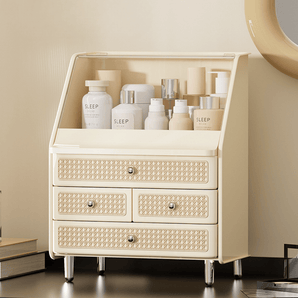 Multi-Layer Drawer Organizer Box for Cosmetics & Jewelry Storage
